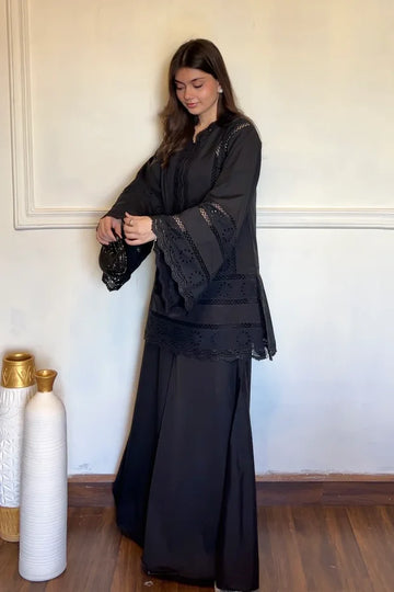 Viral ChickenKari 2 Pcs Suit (Black)