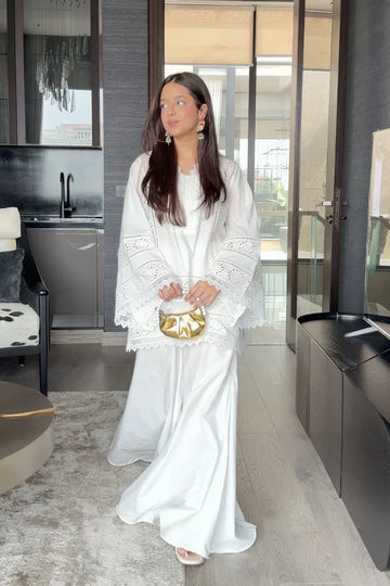 Viral ChickenKari 2 Pcs Suit (White)
